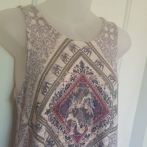 *SOLD* Ginger G Elephant Tank bohemian